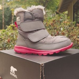 Sorel Children's Whitney Strap Waterproof Boots